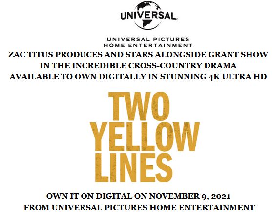 'Two Yellow Lines' Rides to Digital HD Nov. 9