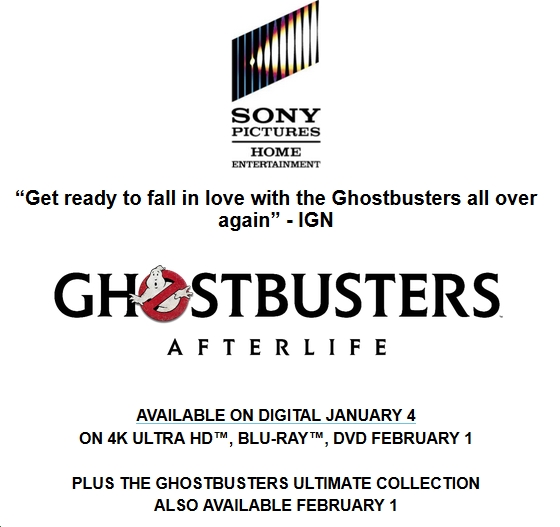 'Ghostbusters: Afterlife' Gets Called to Digital Jan. 4, Disc Feb. 1