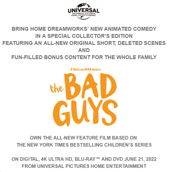 'The Bad Guys' Make Good on DVD, Blu-ray & 4K June 21