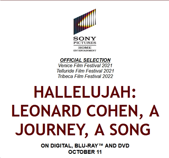 Leonard Cohen Sings 'HALLELUJAH' on Digital, Disc Oct. 11