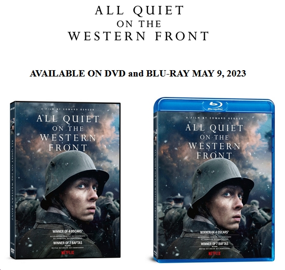 'All Quiet On the Western Front' Arrives on Disc May 9