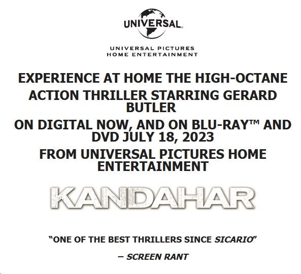 Gerard Butler Escapes From 'Kandahar' on Digital July 11, Disc July 18