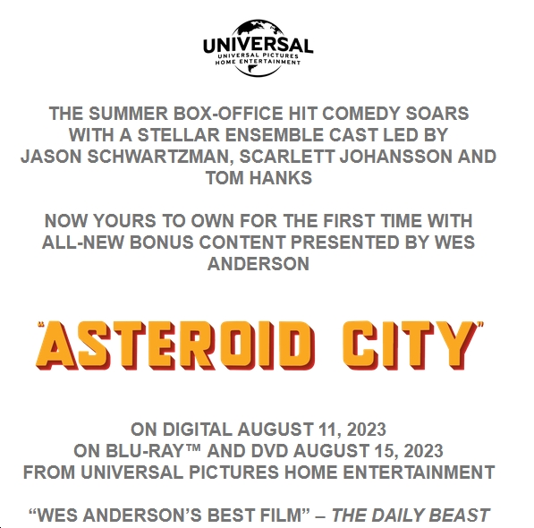 'Asteroid City' Lands on Digital Aug. 11, on Blu-ray & DVD Aug. 15