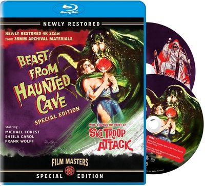 Cult-Classic 'Beast From Haunted Cave' Comes Out on Disc Oct. 24
