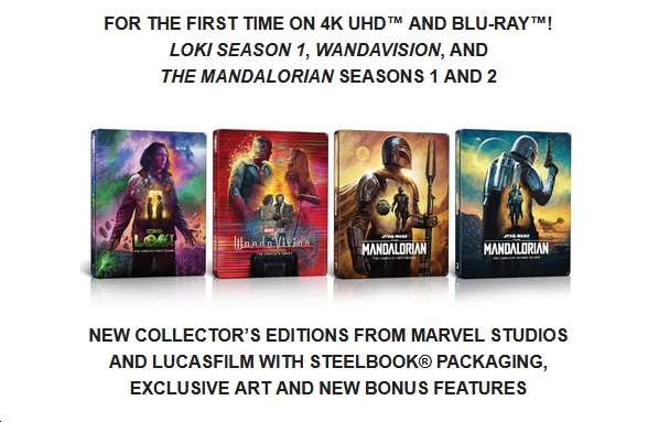 Disney Readies Marvel, Lucasfilm Series for 4K, Blu-ray Steelbooks Beginning Sept. 26