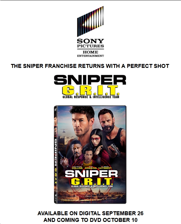 'Sniper G.R.I.T. Takes Aim at Digital Sept. 26; Disc Oct. 10