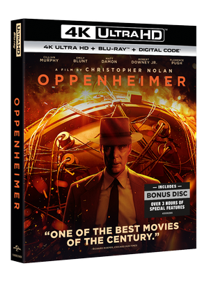 'Oppenheimer' Blasts Way to 4K UHD, Blu-way & DVD on Nov. 21