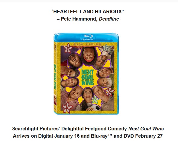 'Next Goal Wins' Plays on Digital, VOD Jan. 16; Blu-ray & DVD Feb. 27