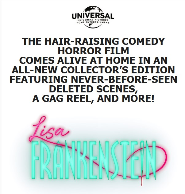 'Lisa Frankenstein' Comes Alive on Digital March 29, DVD & Blu-ray April 9