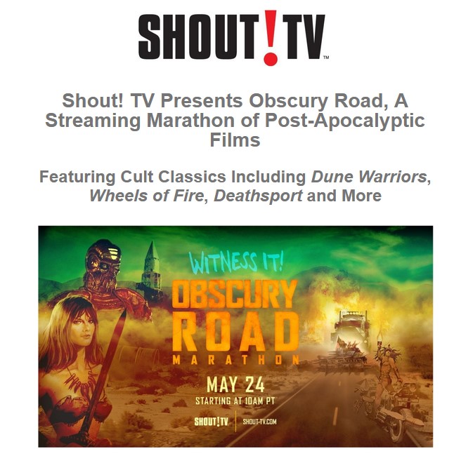 Shout! TV Greets the Apocalypse on May 24 With Movie Marathon