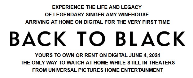 'Back to Black' Gets Digital Sales, VOD Debut June 4
