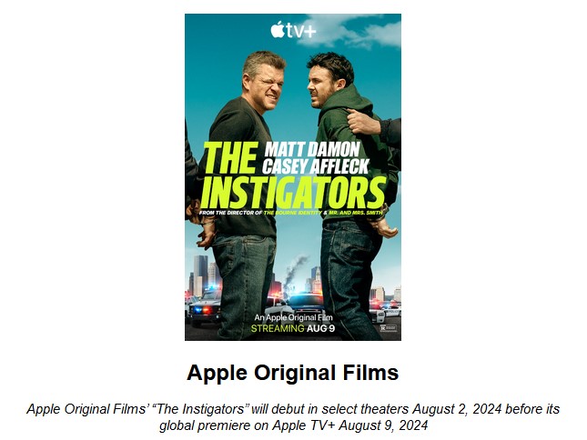 'The Instigators' Jump Into Action on Apple TV+ August 9