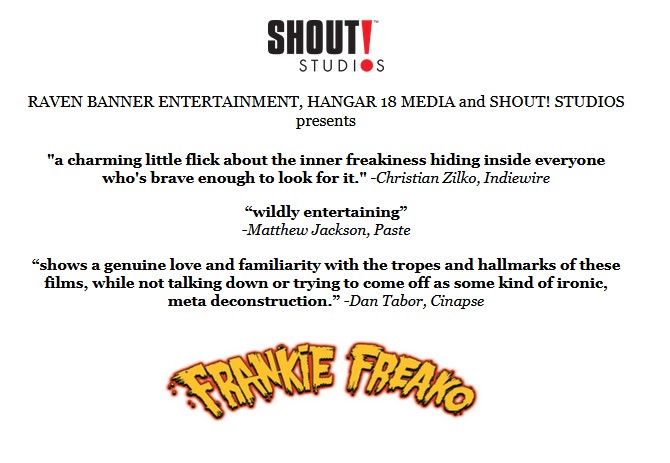 'Frankie Freako' Arrives on Digital, VOD Oct 25; Blu-ray Nov. 5