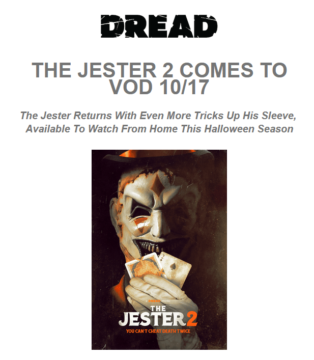 'The Jester 2' Plies Supernatural Blood on Digital, VOD Oct. 17