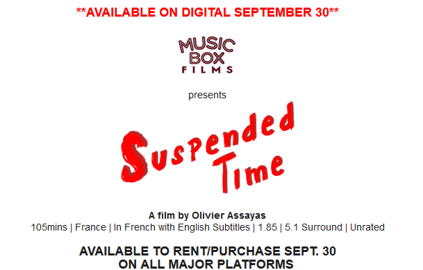 'Suspended Time' Hunkers Down on Digital, VOD on Sept. 30