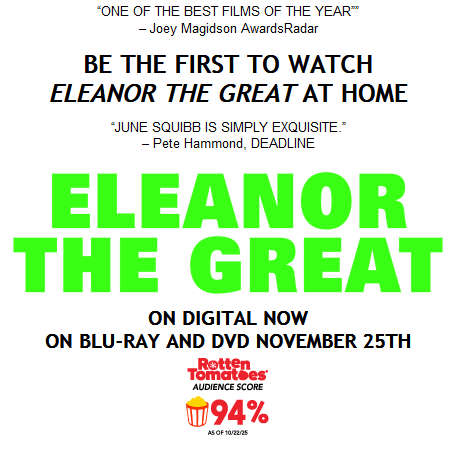 Scarlett Johannson's 'Eleanor the Great' Tells a Tall Tale on Digital, VOD Oct. 28; on DVD & Blu-ray Nov. 25