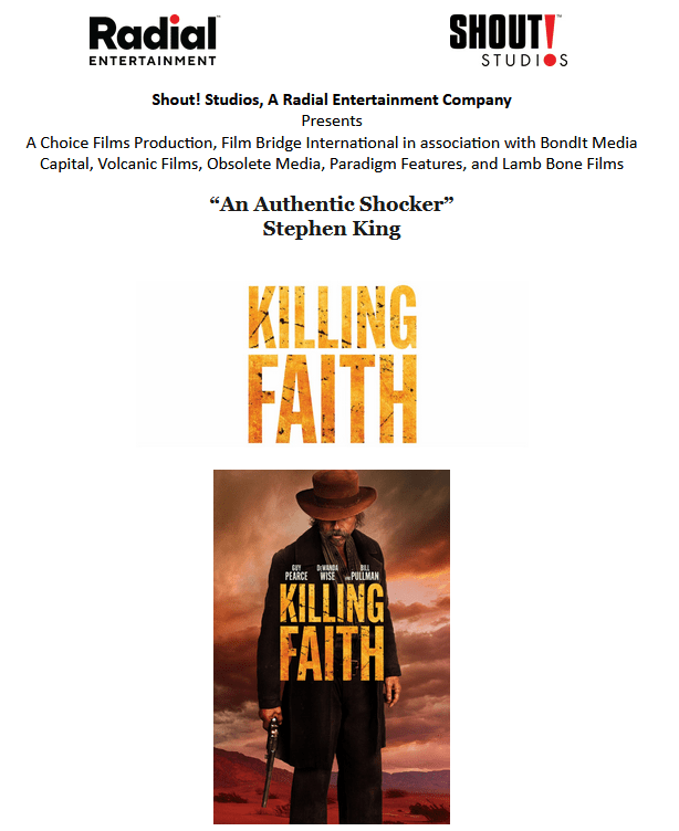 Genre-Bending Western'Killing Faith' Arrives on Digital, VOD on Nov. 4