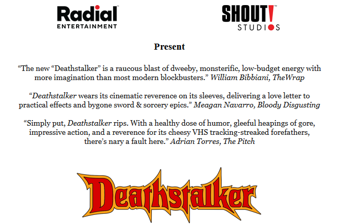 Reimagined 'Deathstalker' Comes to Digital, VOD Nov. 11